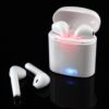 Product details of HBQ I7S Double Dual Mini Wireless 4.1 Bluetooth Earphone With Power Case - White