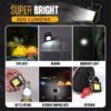 Multifunctional Mini Glare COB Keychain Light USB Charging Emergency Lamps Strong Magnetic Repair Outdoor Camping Light
