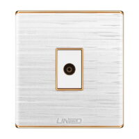 Uni White TV Socket