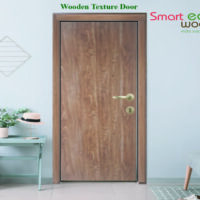 Barmatic Deep Wooden Texture Door Smart eco wood toilet & belcony, Bedroom door, Main door