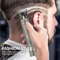 T9 Vintage USB Rechargeable Hair Trimmer Electric Hair Clipper Haircut Machine