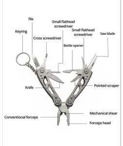 Multifunction Pliers Army Knives Cover Bags Nylon Oxford Set Folding Knife Packaging Nylon Case Gift Nylon Knife Set