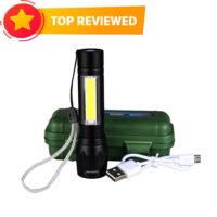 Recharge-able Flashhlight Torch LED USB Portable Torches