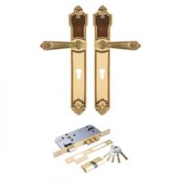 Brass Indian Door Handle Lock (1534)