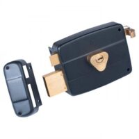 Black Rim Lock 120 mm (12 Key)