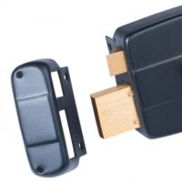 Black Rim Lock 120 mm (5 Key)