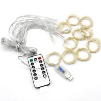 Remote Control Fairy Light USB Battery Operated LED String Lamp Timer Copper Wire Christmas Decoration Lights