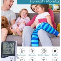 Humidity Meter Thermometer HTC-2 Indoor LCD Digital Temperature