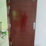 Lacquer door Toilet & Balcony- 84''x30''x4''x30mm (smart eco door) without accessories, (Frame+Panel)