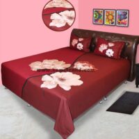 Bed Sheet Anemoni Marun RTP