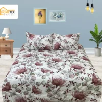 Leafty Coffee Bed Sheet