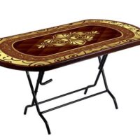 Premio Sultan Table (4 Seat) - Sandalwood