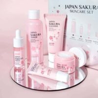 Laikou Japan Sakura Skincare Set – 5 Pcs
