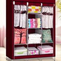 HCX Wardrobe Storage Organizer for Clothes - Big Size - Magenta
